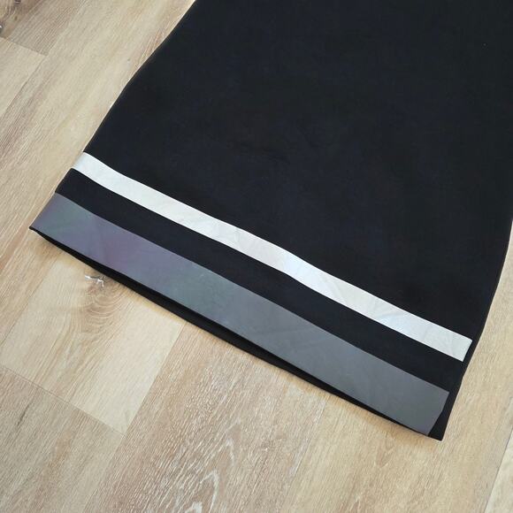 T by Alexander Wang Black Hooded Sweatshirt Dress sz Medium Athleisure Basic - Picture 6 of 7